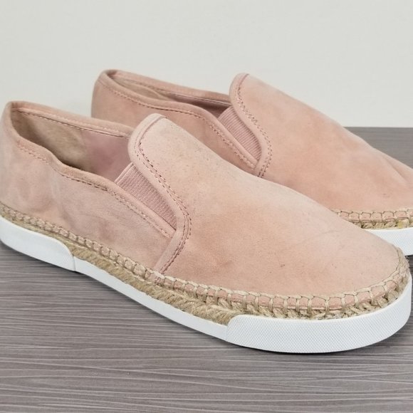 Vince Camuto Tambie Slip-on Sneaker, Light Pink Suede, Womens Size 6 M / 36.5 - Picture 3 of 10